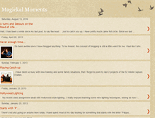 Tablet Screenshot of magickalmoments.blogspot.com
