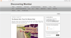 Desktop Screenshot of discovering-mumbai.blogspot.com