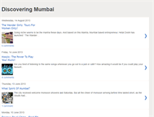 Tablet Screenshot of discovering-mumbai.blogspot.com