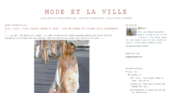 Desktop Screenshot of modeetlaville.blogspot.com