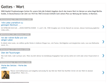 Tablet Screenshot of andre-gottes-wort.blogspot.com