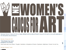 Tablet Screenshot of nebraskawomenscaucusforart.blogspot.com