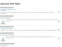 Tablet Screenshot of mountainparkbranch.blogspot.com