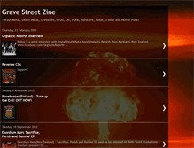 Tablet Screenshot of gravestreetzine.blogspot.com