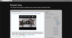 Desktop Screenshot of bhopalkiduniya.blogspot.com