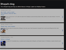 Tablet Screenshot of bhopalkiduniya.blogspot.com