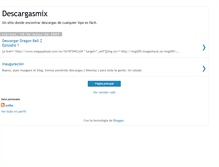 Tablet Screenshot of descargasmix.blogspot.com