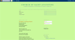 Desktop Screenshot of churchofstaugustine.blogspot.com