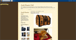 Desktop Screenshot of junkhuntergirl.blogspot.com