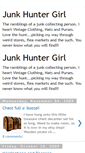 Mobile Screenshot of junkhuntergirl.blogspot.com