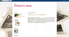 Desktop Screenshot of erikasmail.blogspot.com