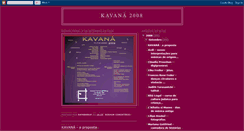 Desktop Screenshot of kavana2008.blogspot.com