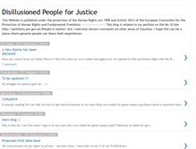 Tablet Screenshot of disillusionedpeople4justice.blogspot.com