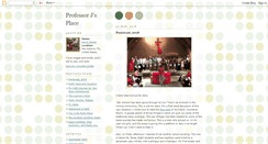 Desktop Screenshot of professorjsplace.blogspot.com