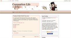 Desktop Screenshot of conventionlife.blogspot.com