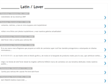 Tablet Screenshot of latin-lover.blogspot.com