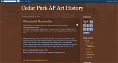 Desktop Screenshot of cedarparkaparthistory.blogspot.com