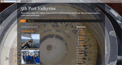 Desktop Screenshot of 5thportvalkyries.blogspot.com