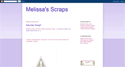 Desktop Screenshot of melissasscraps.blogspot.com