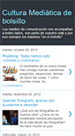 Mobile Screenshot of culturamediaticadebolsillo.blogspot.com