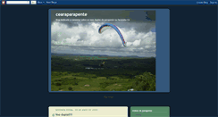 Desktop Screenshot of cearaparapente.blogspot.com