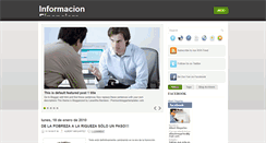 Desktop Screenshot of informacionfinancieragratis.blogspot.com