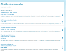 Tablet Screenshot of alcaldiademaracaibo.blogspot.com