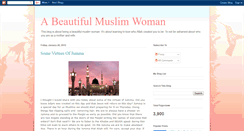 Desktop Screenshot of abeautifulmuslimwoman.blogspot.com