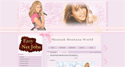 Desktop Screenshot of hannahmontanaforall.blogspot.com