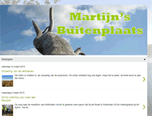 Tablet Screenshot of martijnsbuitenplaats.blogspot.com