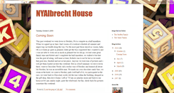 Desktop Screenshot of nyalbrechthouse.blogspot.com