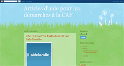 Desktop Screenshot of aidecaf.blogspot.com