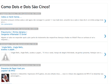 Tablet Screenshot of comodoisedoissaocinco.blogspot.com
