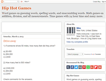 Tablet Screenshot of hip-hot-games.blogspot.com