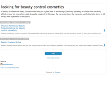 Tablet Screenshot of lookingforbeautycontrolcosmetics.blogspot.com