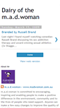 Mobile Screenshot of dairyofthemadwoman.blogspot.com
