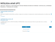 Tablet Screenshot of patologiaaviaruptc.blogspot.com
