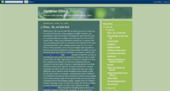 Desktop Screenshot of cstchristianethics.blogspot.com