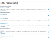 Tablet Screenshot of cittyforpresident.blogspot.com