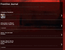 Tablet Screenshot of frontlinejournal.blogspot.com