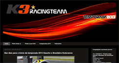 Desktop Screenshot of k3racingteam.blogspot.com