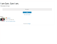 Tablet Screenshot of iamcamcamiam.blogspot.com