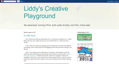 Desktop Screenshot of liddyscreativeplayground.blogspot.com
