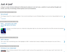 Tablet Screenshot of justaleaf.blogspot.com
