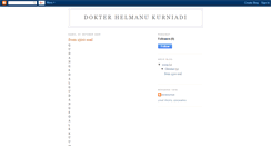 Desktop Screenshot of dokterhelmanukurniadi.blogspot.com