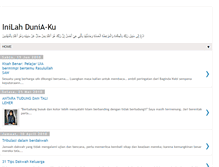 Tablet Screenshot of inilahdunia-ku.blogspot.com