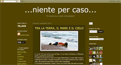 Desktop Screenshot of nientepercaso.blogspot.com