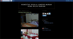 Desktop Screenshot of homestayklcc.blogspot.com