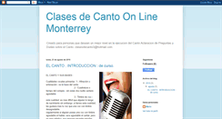 Desktop Screenshot of clasesdecantoonline.blogspot.com