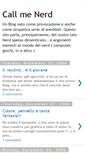 Mobile Screenshot of call-me-nerd.blogspot.com